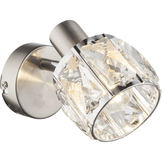 Lampa spot -S M160710 1xE14 40W Hrom-staklo