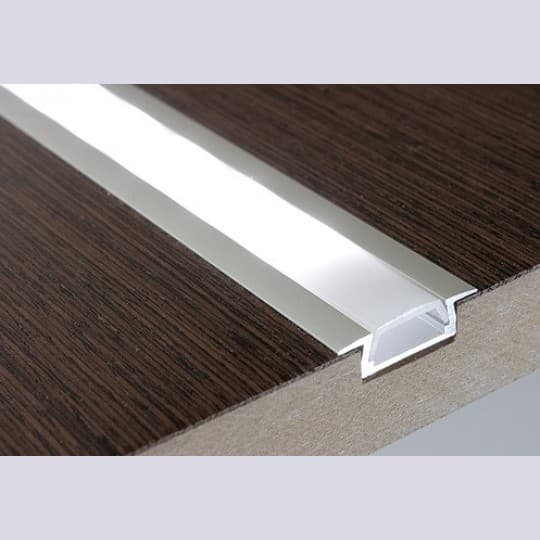 Aluminijumski profil za LED trake M508 ugradni 2000x17.4x7mm set sa difuzerom