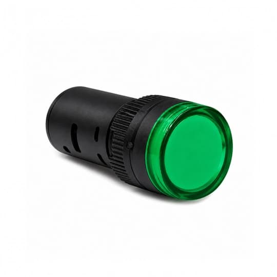 Signalna LED lampica Zelena fi16 12V ME-AD62-22DS-16D