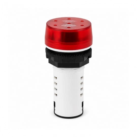 Signalna lampica zujalica crvena fi22 220V ME-AD62-22DS-m/r Mitea